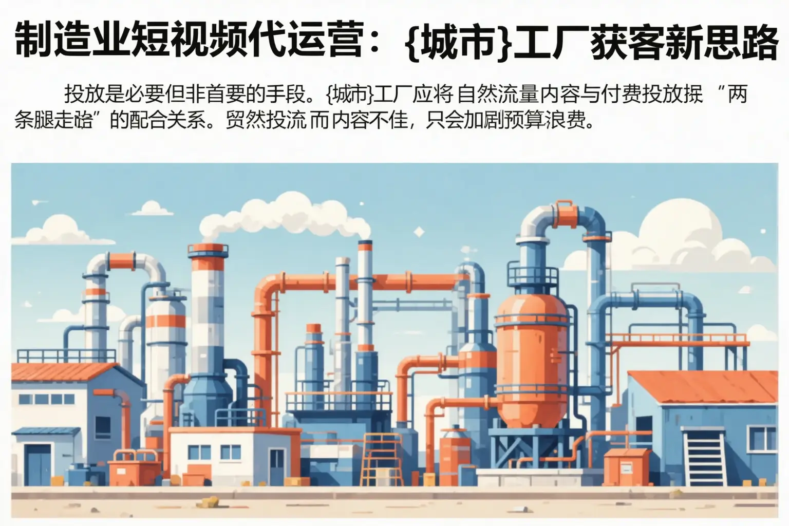 制造业短视频代运营:巴里坤工厂获客新思路